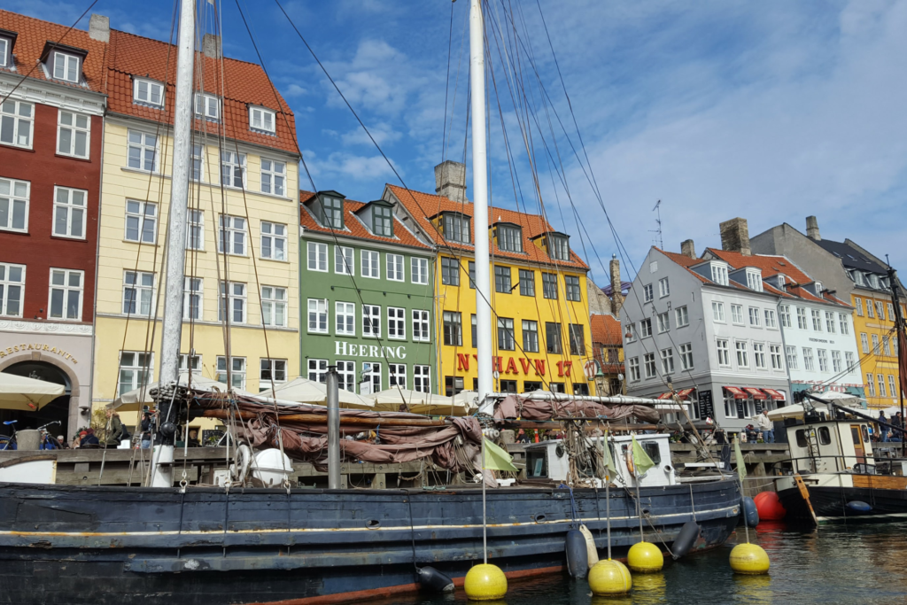 Copenhague, maisons colorées du Canal de Nyhavn